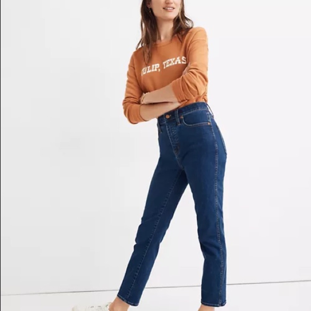 TALL Stovepipe Jeans in Indigo wash